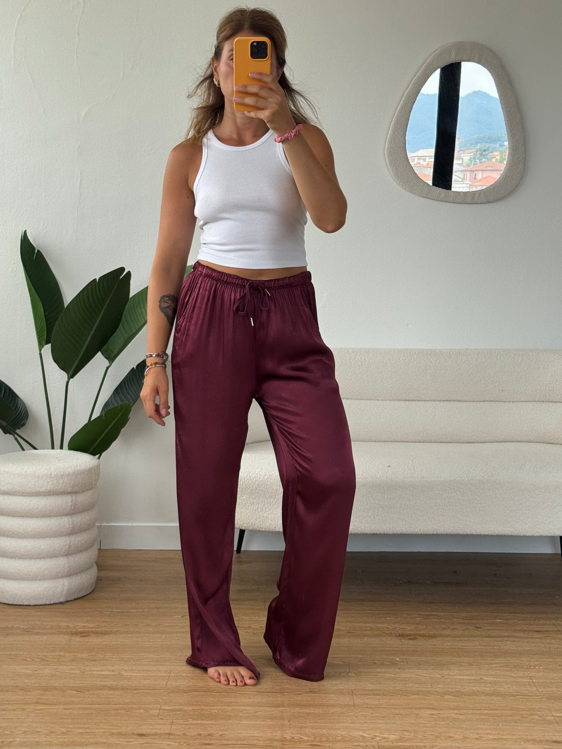 Pantalaccio effetto seta new colors