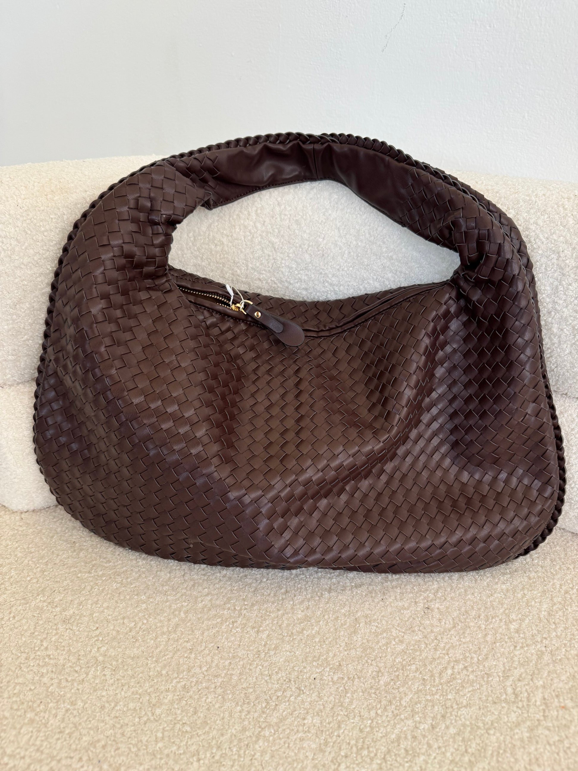Maxi borsa intrecciata