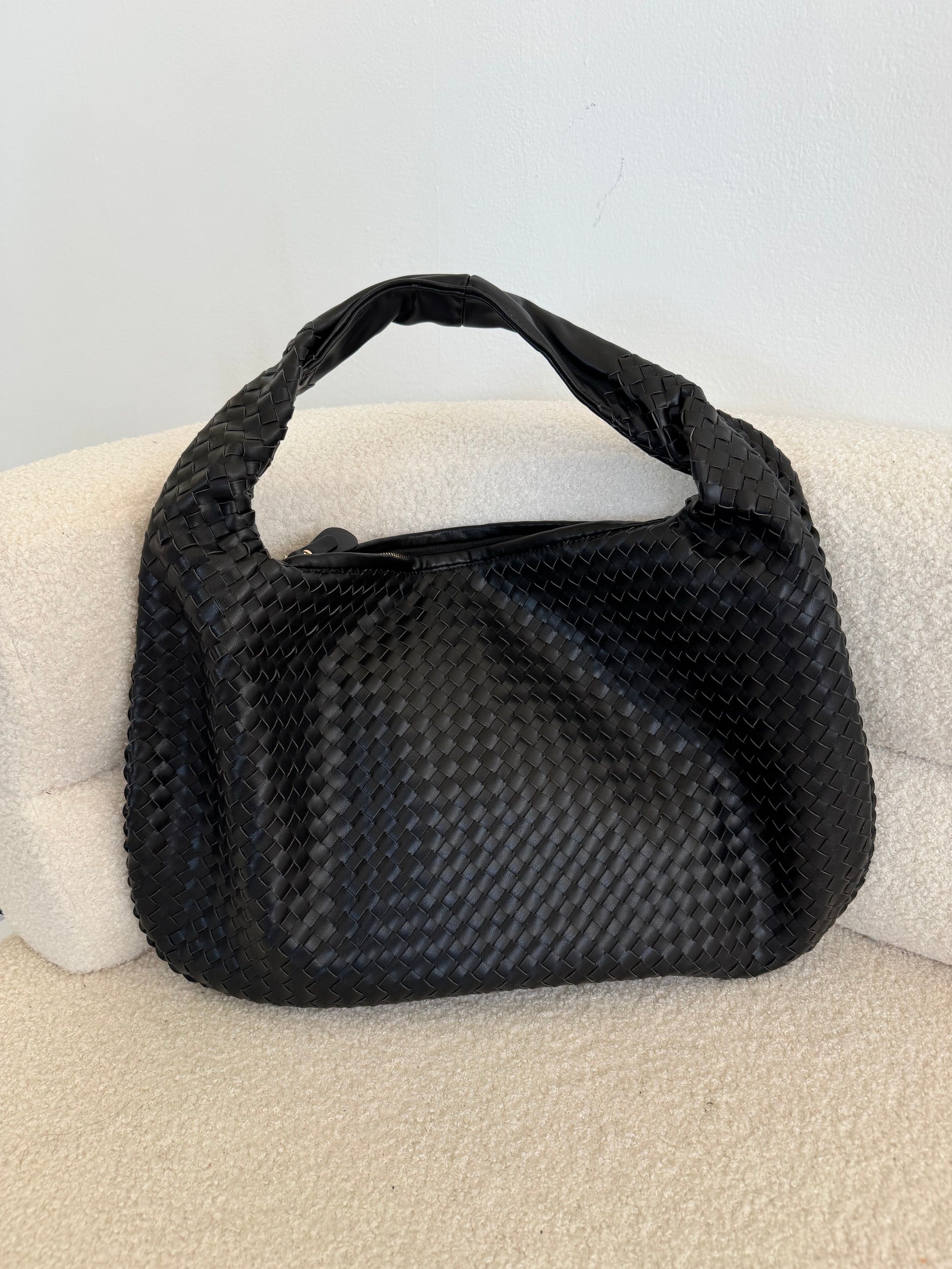 Maxi borsa intrecciata