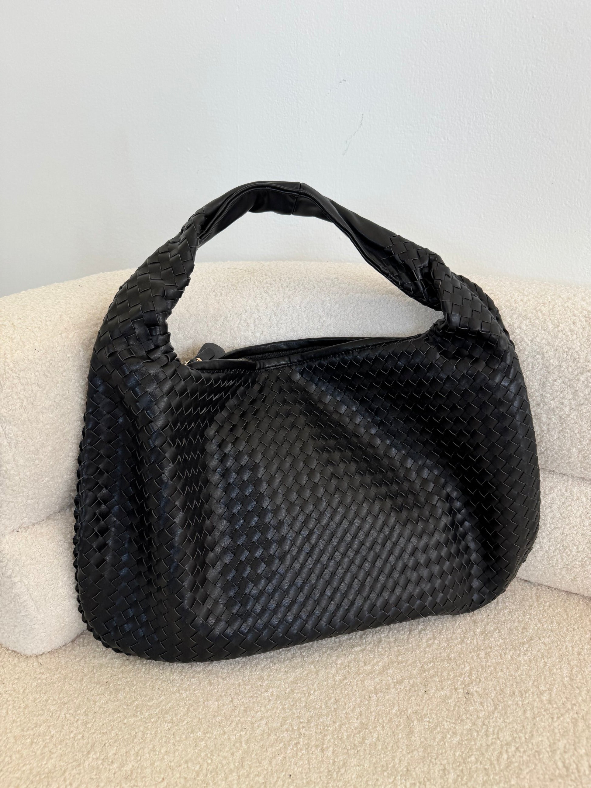 Maxi borsa intrecciata