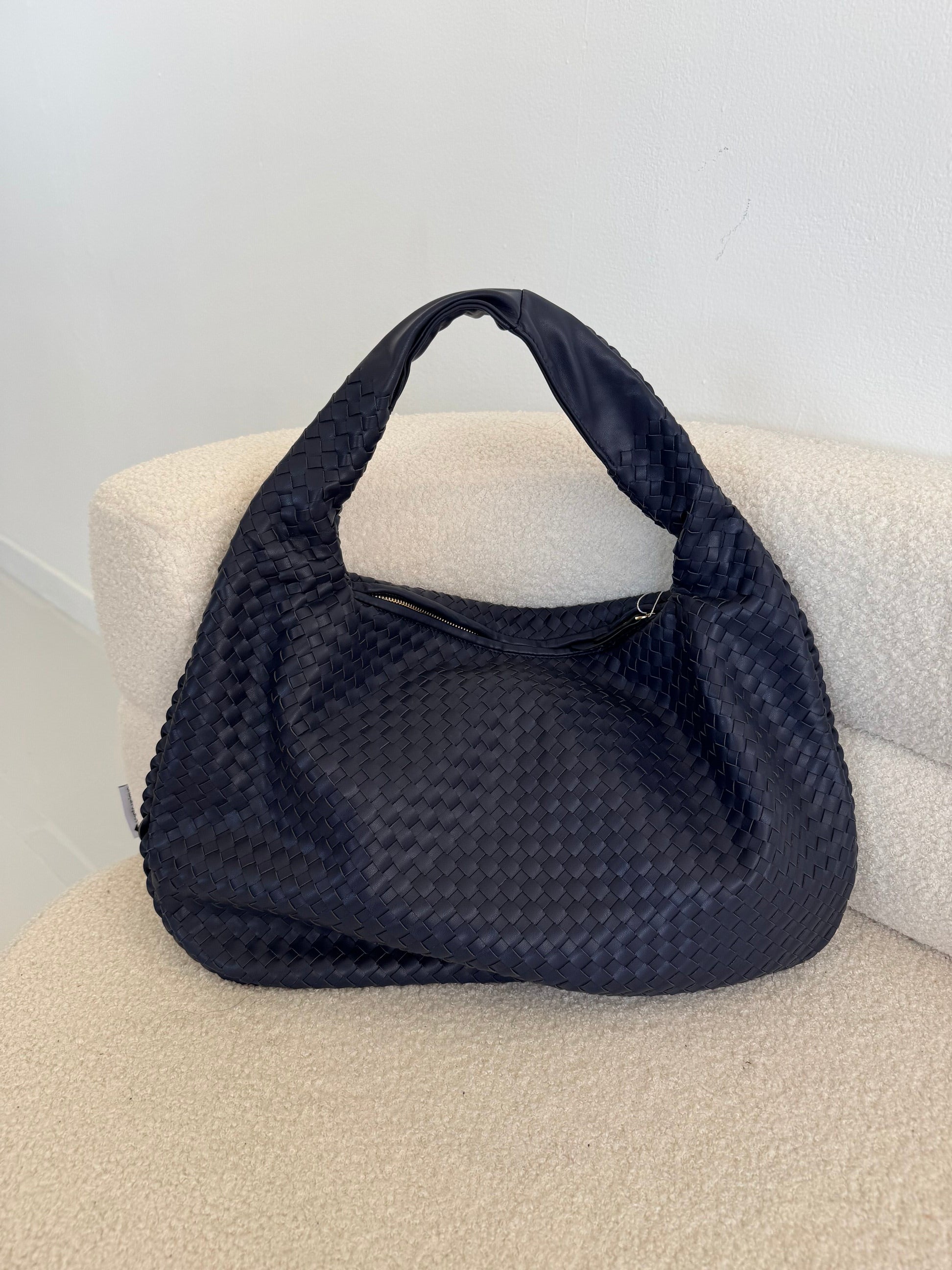 Maxi borsa intrecciata