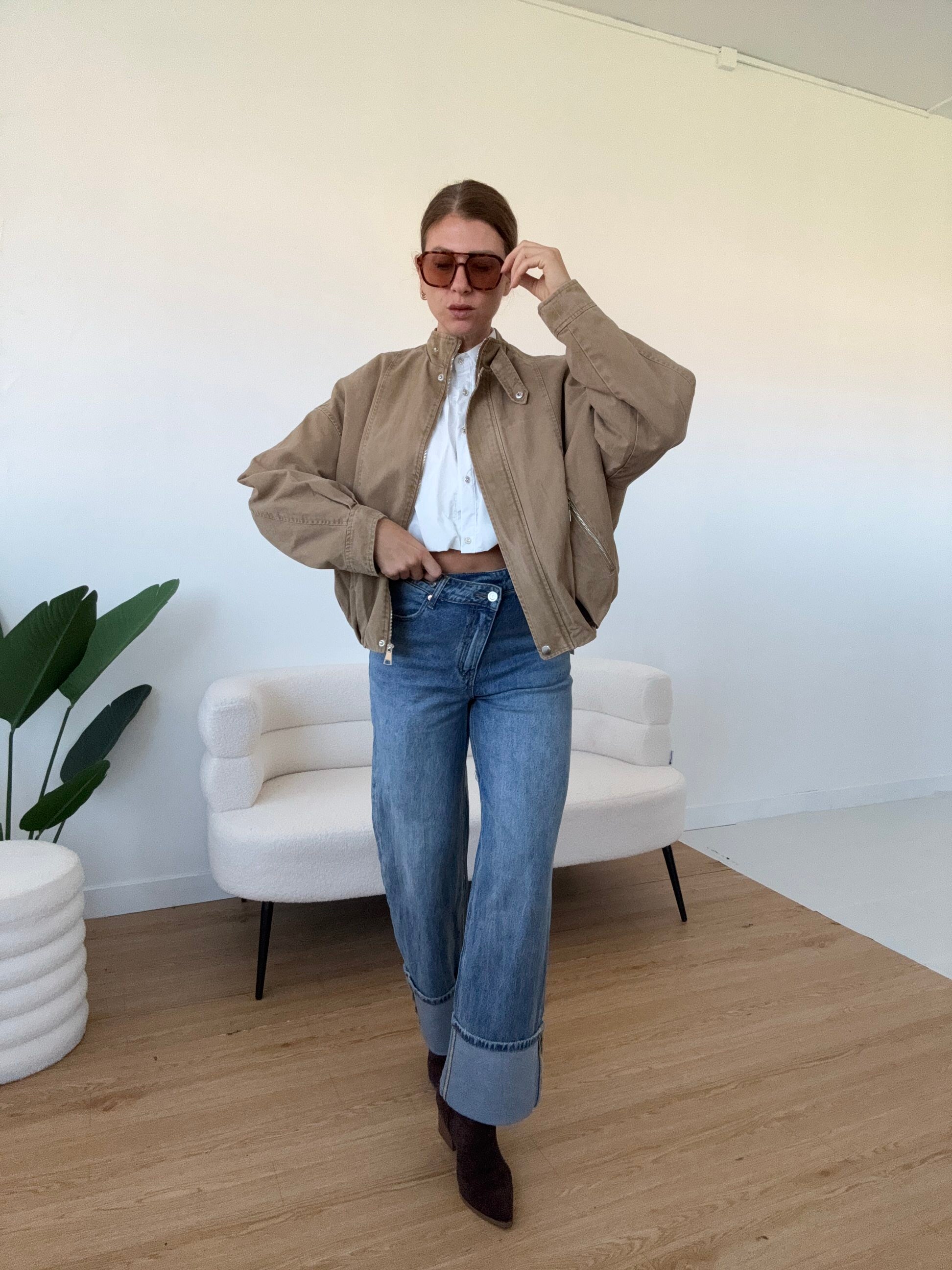 Bomber denim in colors