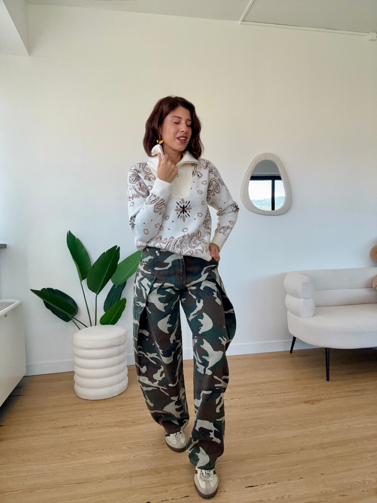 Jeans barrel camouflage - GGlam