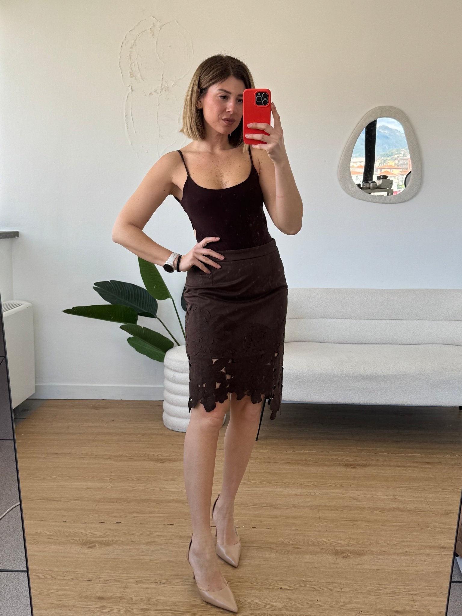 Gonna longuette scamosicata - G.Glamour