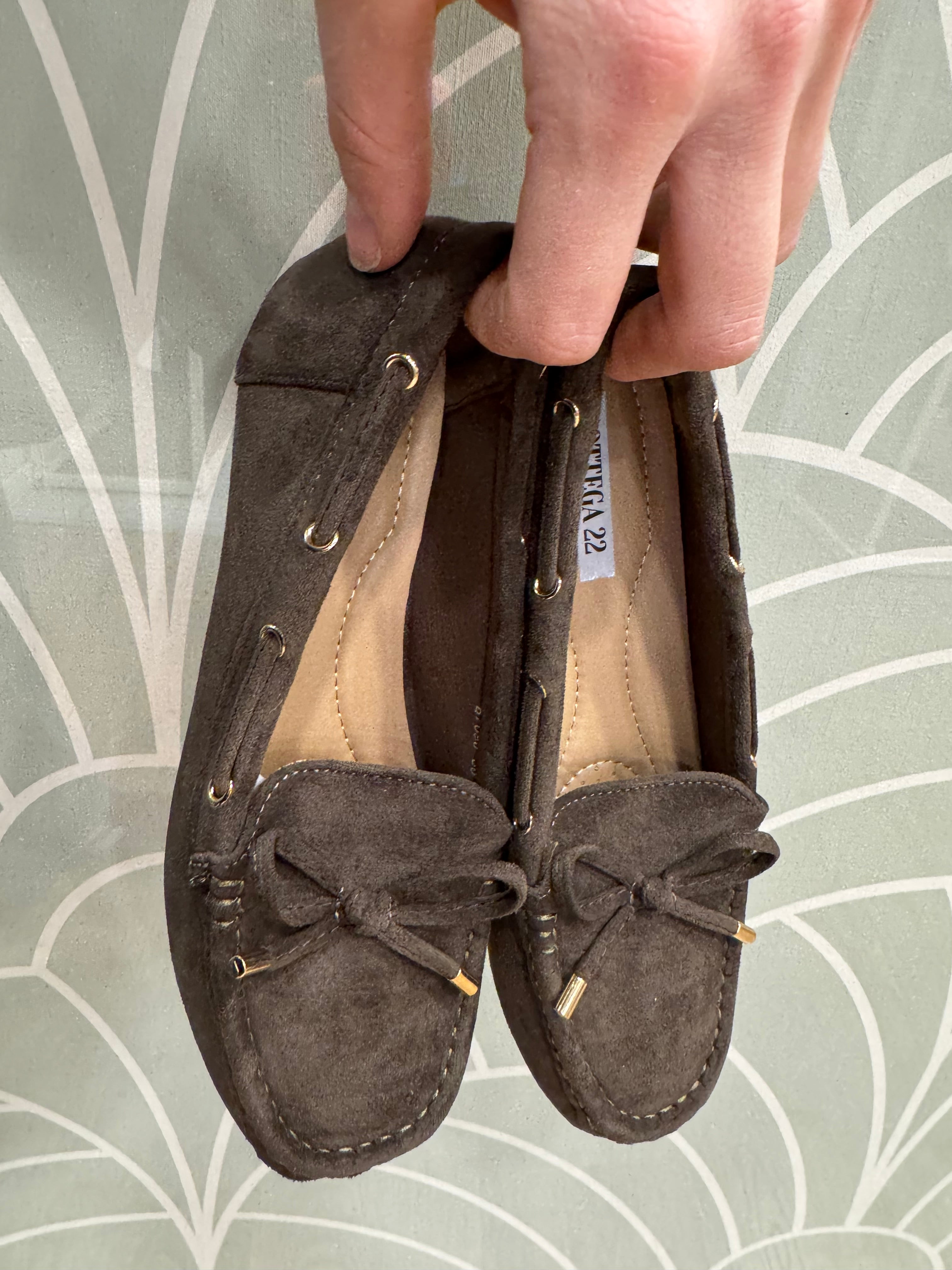 Mocassino scamosciato