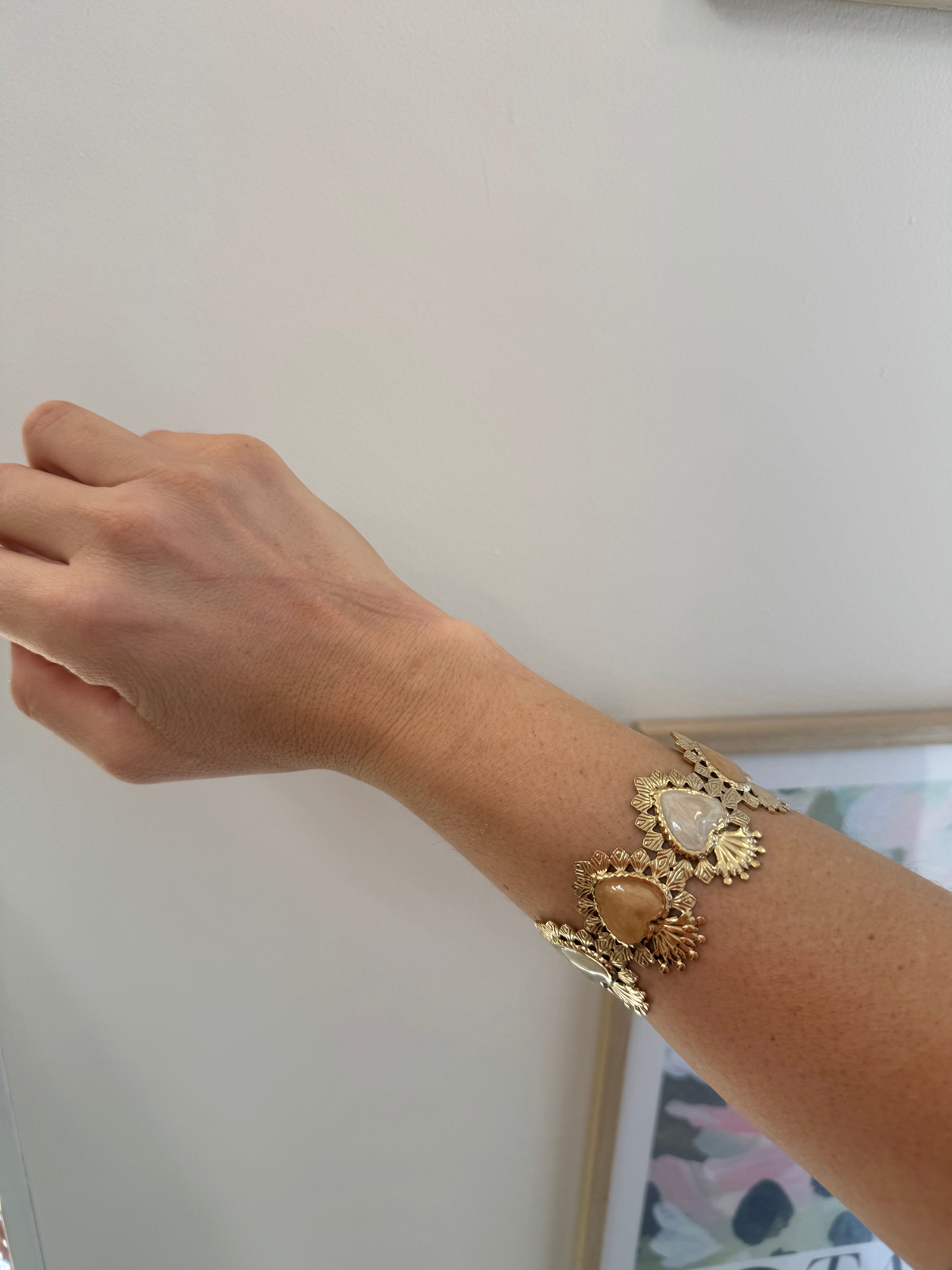 Bracciali dorati mix