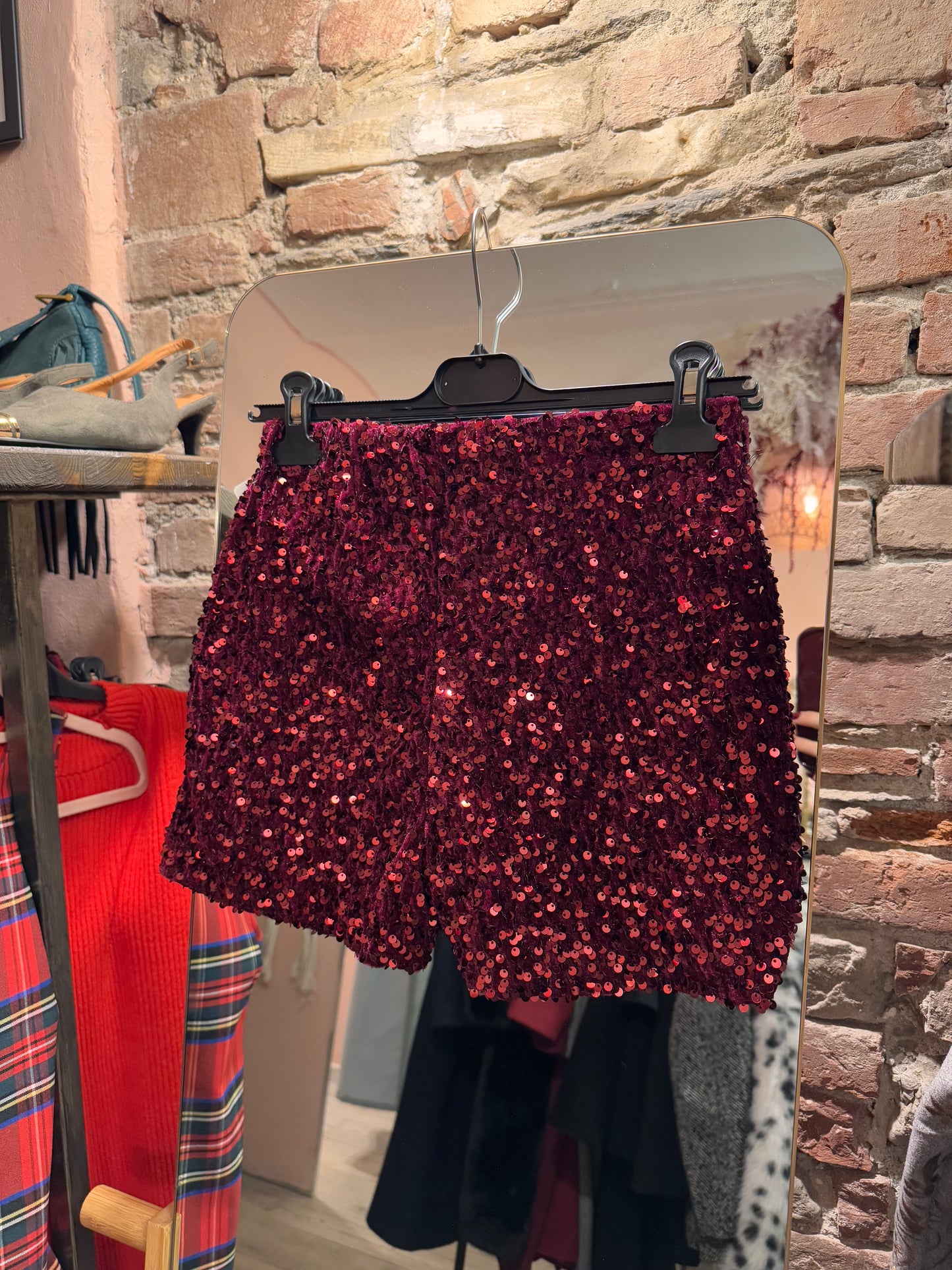 Shorts in paillettes