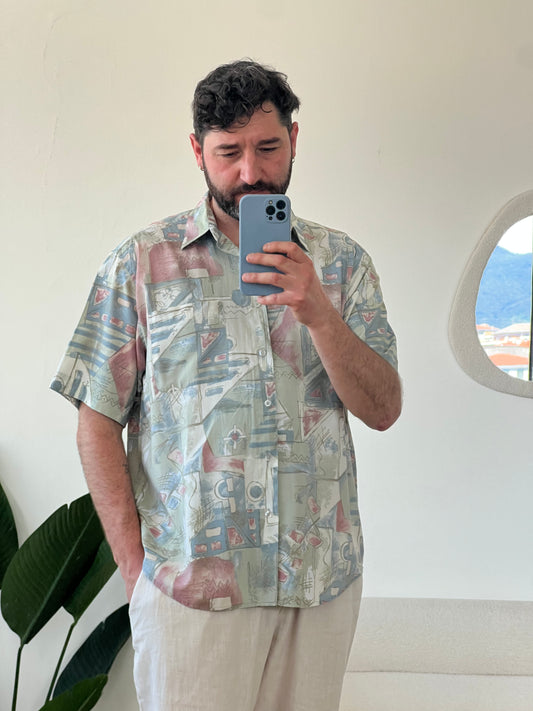Camicia vintage sky