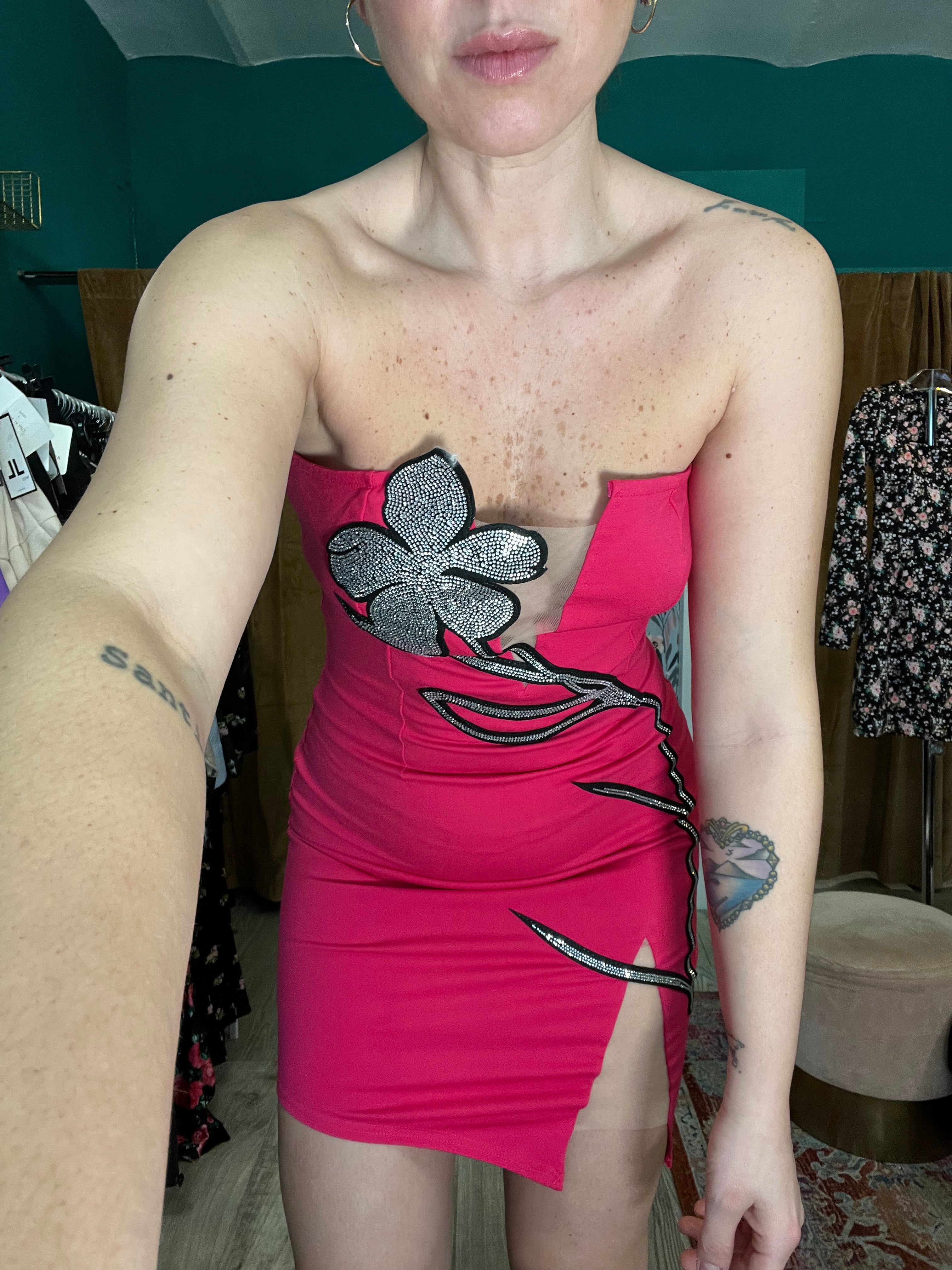 Tubiono Fiore con strass