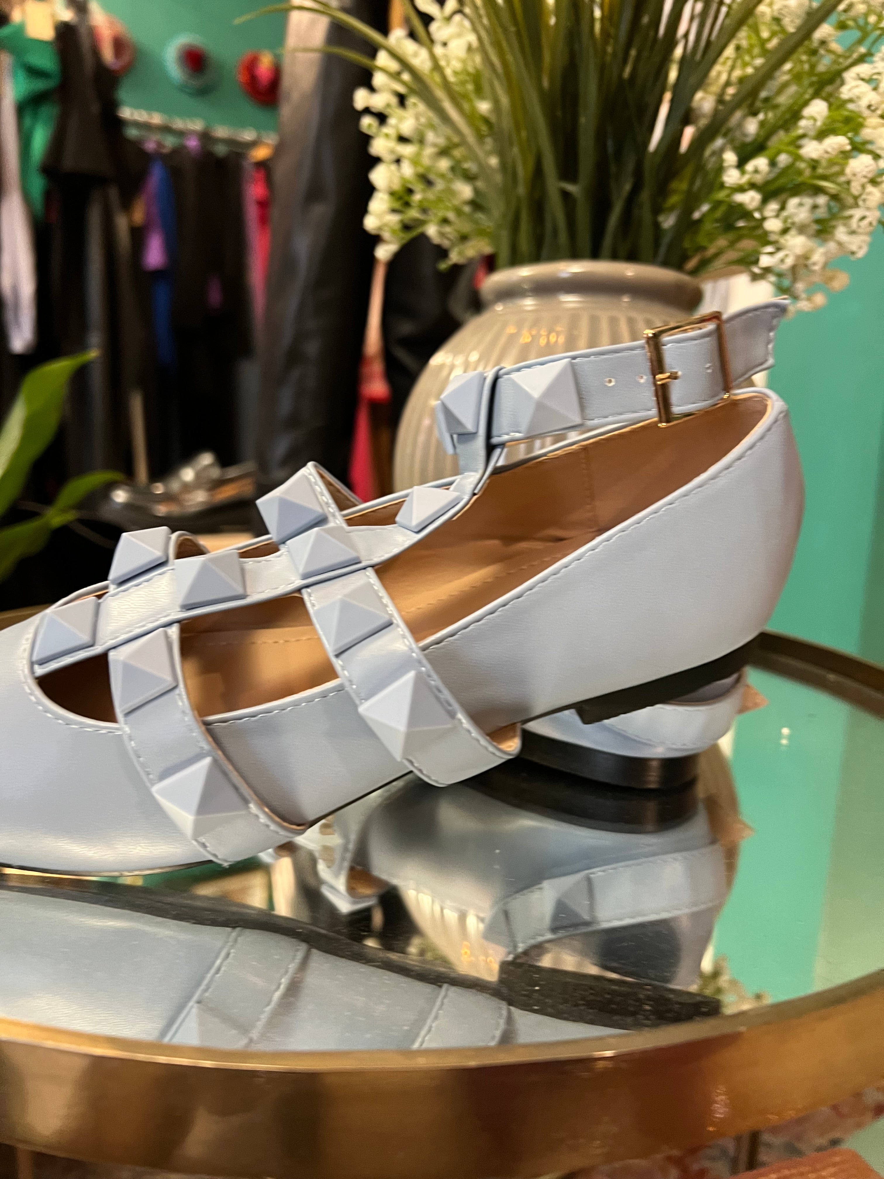 Ballerine borchiate